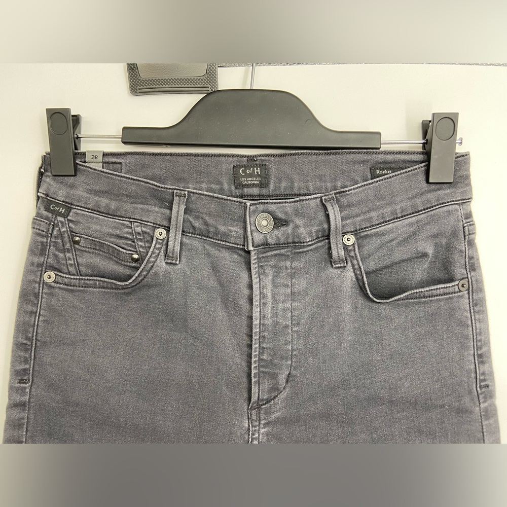 Citizens of Humanity, Rocket, High Rise, skinny, black Jeans, studs, size 28 - Picture 11 of 11